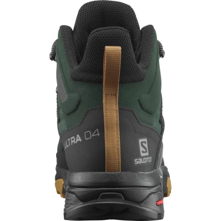 Botas Montaña Salomon X Ultra 4 Mid GTX Hombre Verdes Negros | MX RGDH023